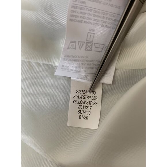 Banana Republic Womens Stripe Two-Piece Suit Set 00P Blazer & Pants - Picture 5 of 13